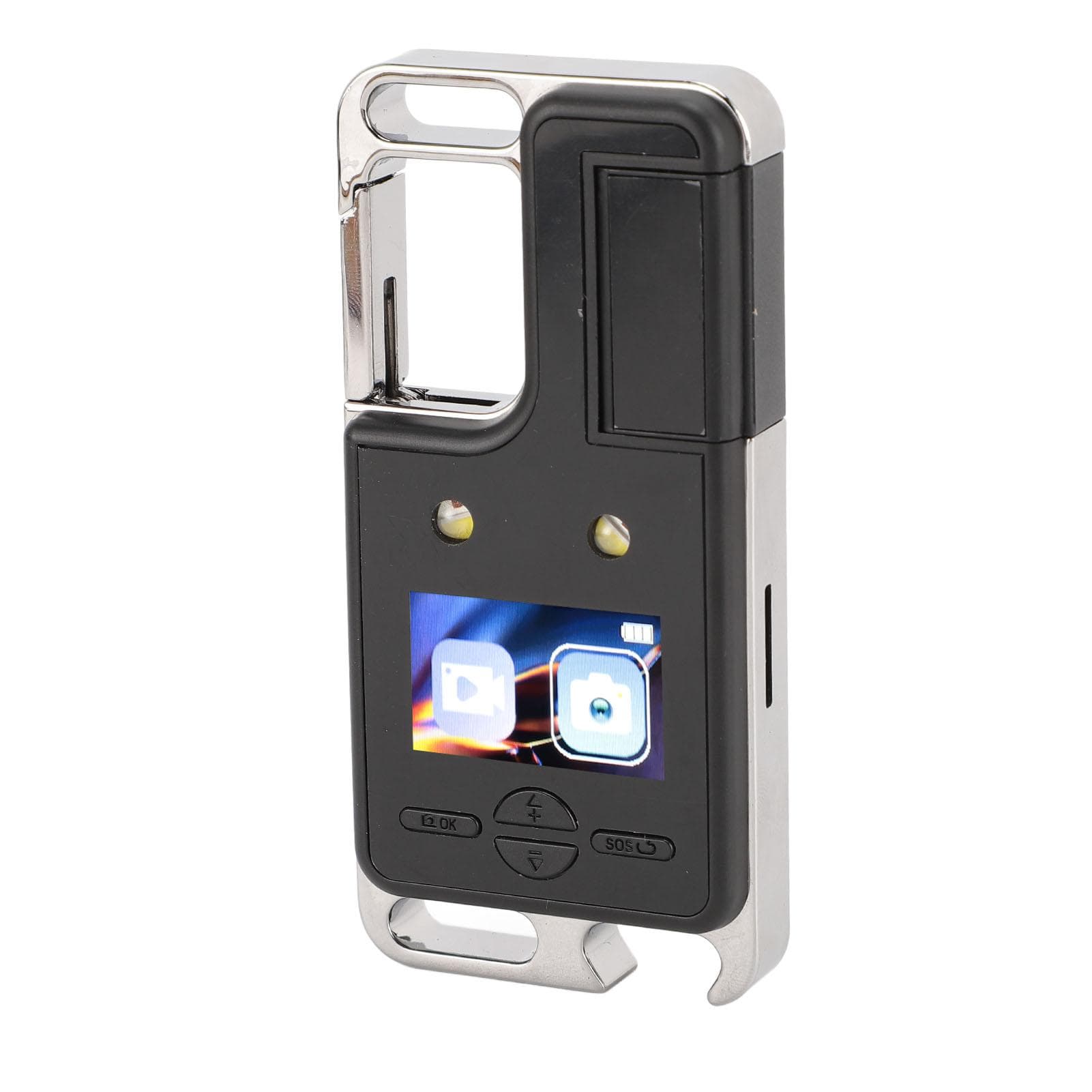 Body Mounted Camera 2K HD Night Vision Magnetic Back Clip 180 degrees Rotating 600mAh One Key Video