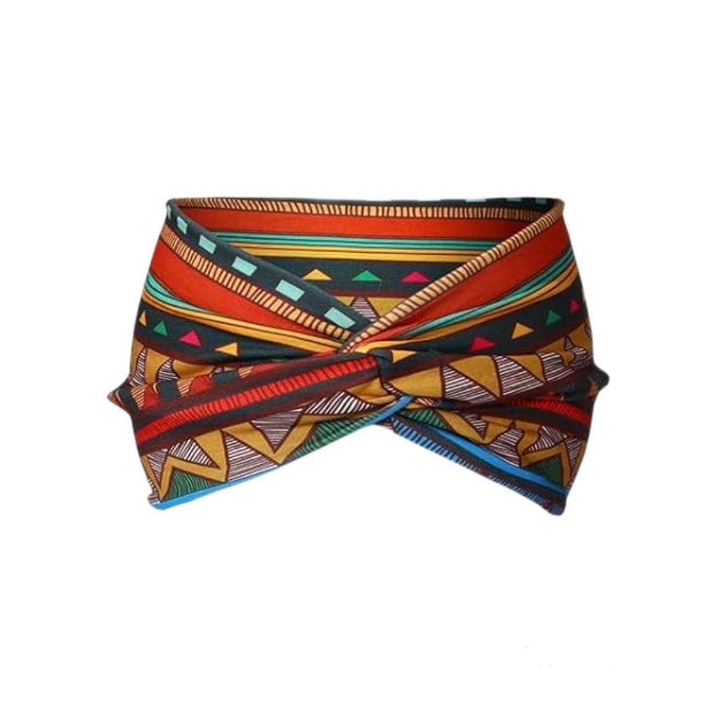 Widening High Strength Bohemian Yoga Sports Headband African Style Headband Women Fashion Hairband