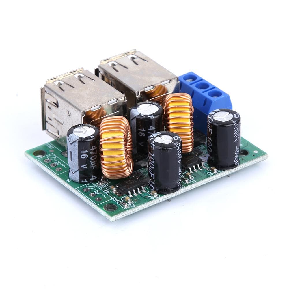 740V to 5V 3A 4 USB Interface Car Charger Buck Module Step Down Board