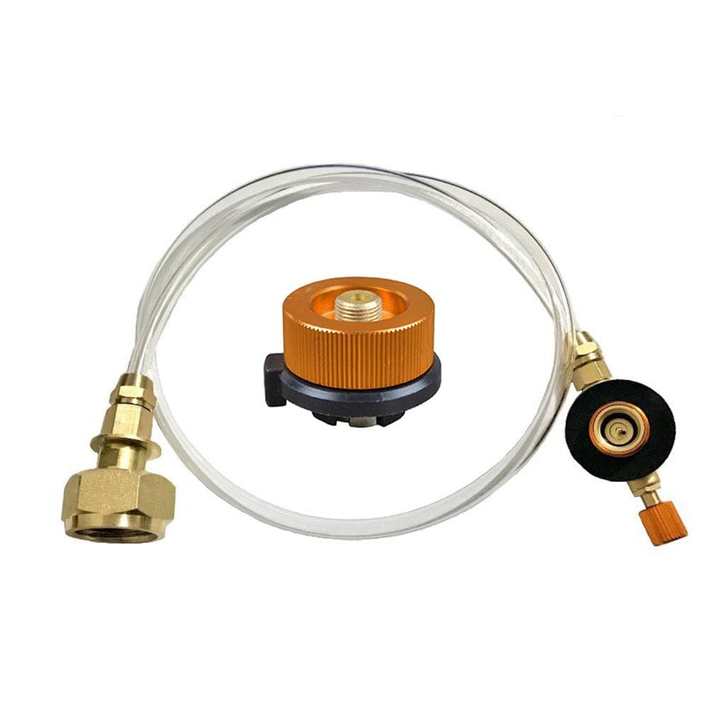 Outdoor Stove Camping Stove Propane Refill Adapter Burner LPG Flat Cylinder multicolour