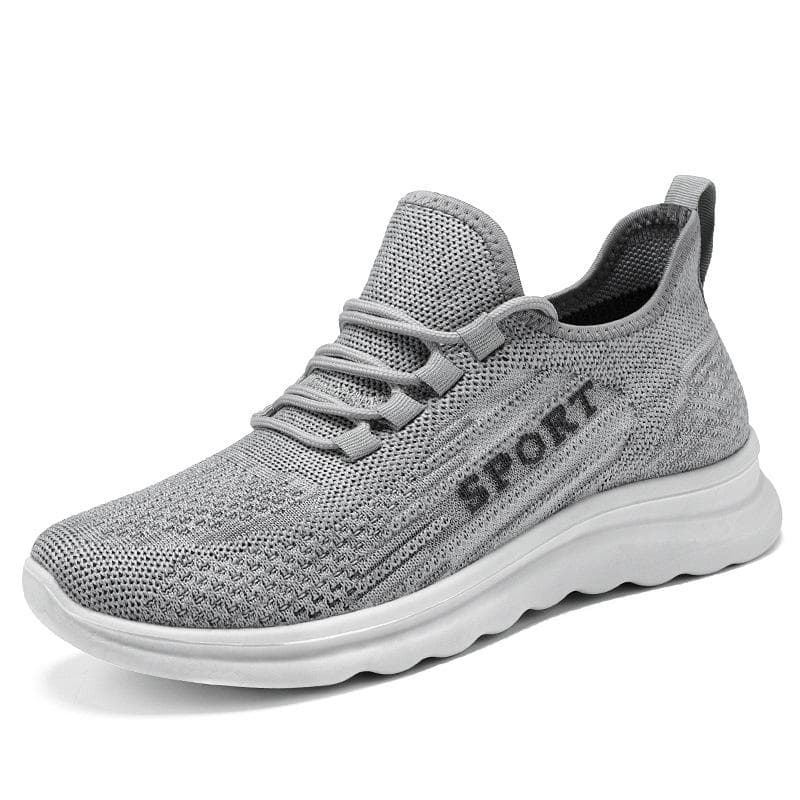 Shoes Men's Spring New Men's Shoes Polyurethane Fly Woven Single Shoes Casual Breathable Sports Shoes Men 44