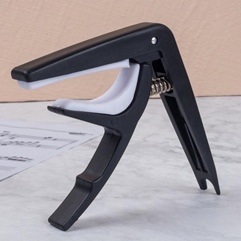 Plastic Steel Guitar Capo for Acoustic Electric Guitar Ukulele Tuning Clamp with Pin Puller Guitarra Parts Accessories black