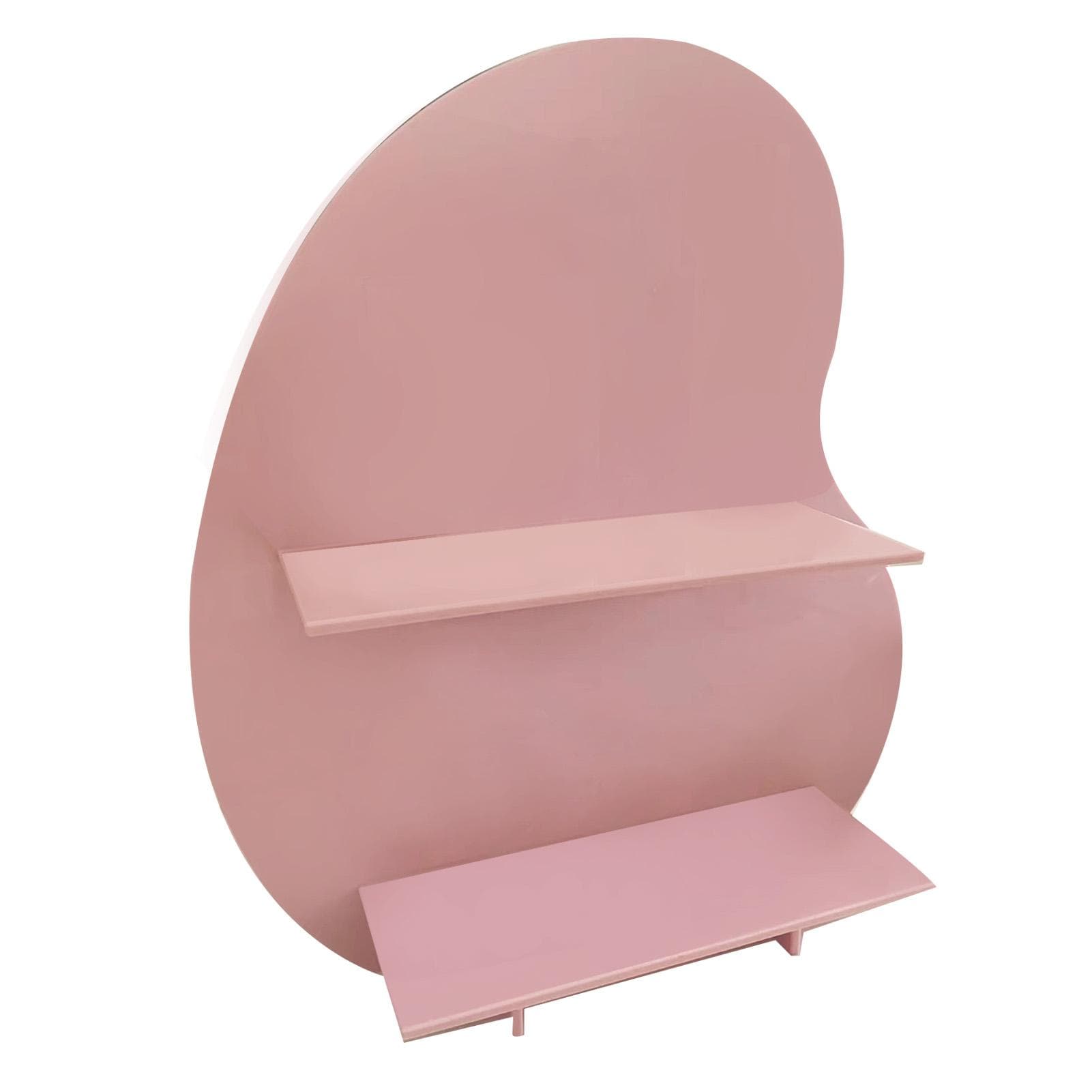 Cosmetic Storage Rack Makeup Shelf Organizer for Bathroom Bedroom Dressing Room Desk Pink S S pink