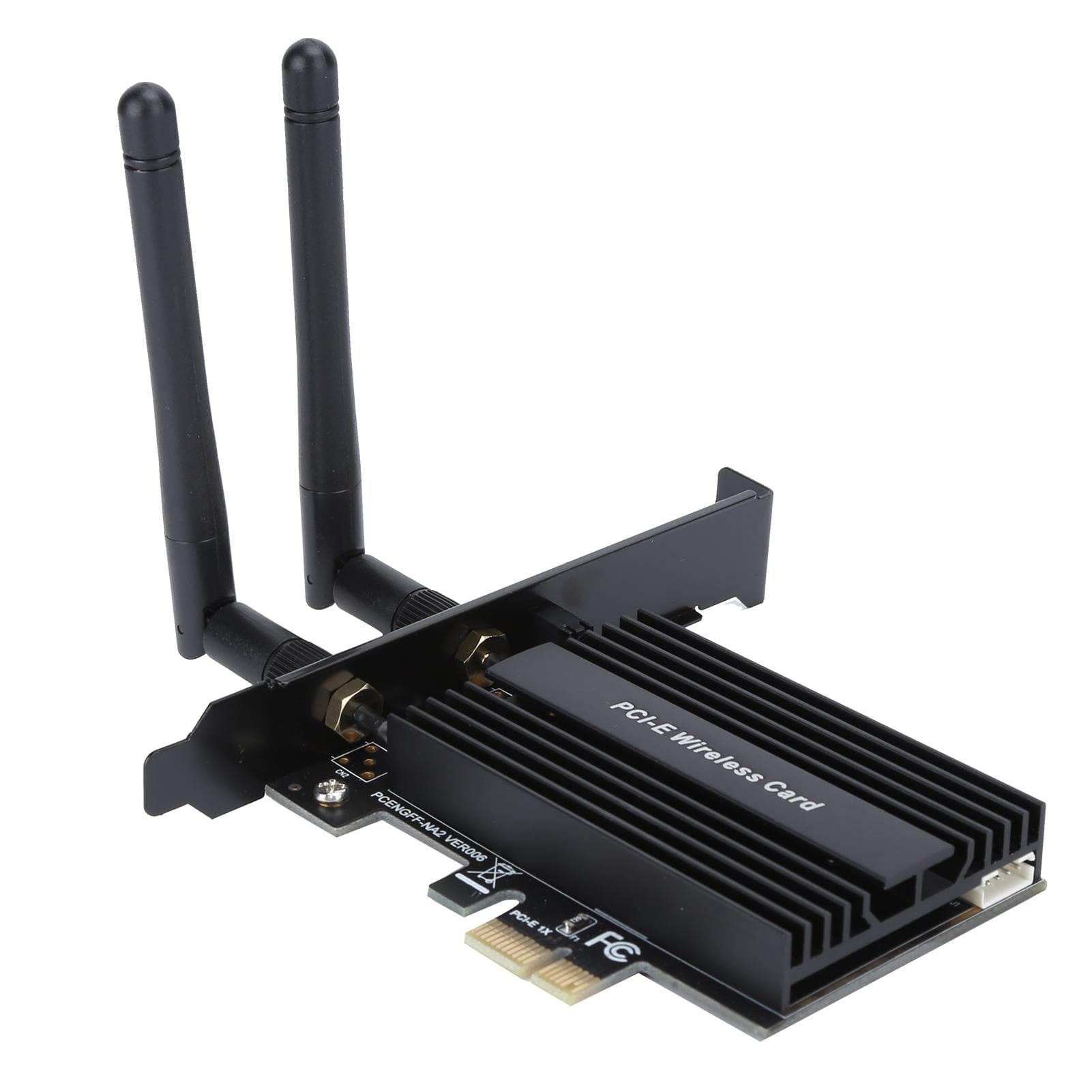 PCI Express WiFi 6 Adapter 3000Mbps for Intel AX200 Pro 802.11ax 2.4G5Ghz for Bluetooth5.0Black black
