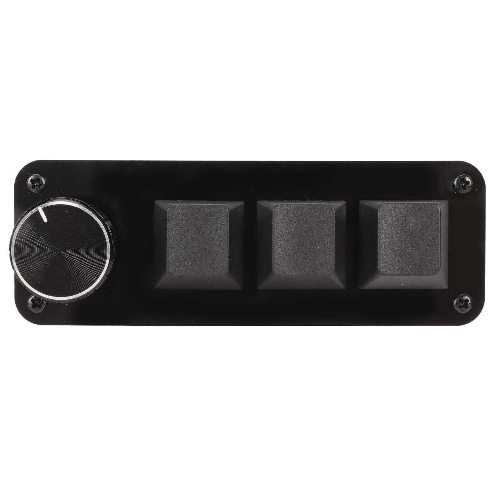 Mini 3 Key Keypad with Knob Custom Programming Hot Swappable Blue Switch Macro Mechanical Keyboard