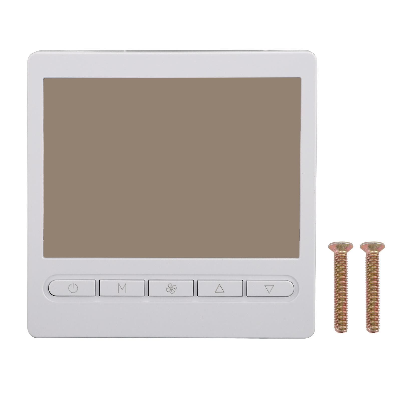 2 in 1 Programmable Thermostat 3A 10A LCD Smart Temperature Controller for Air Conditioner