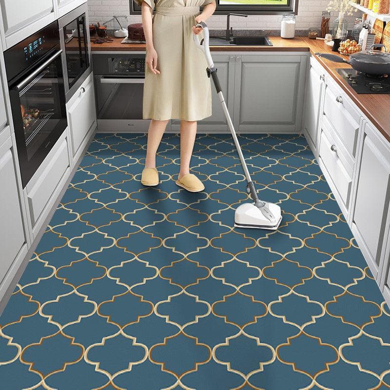 Special floor mat for kitchen Oil proof carpet Waterproof carpet Skid resistant carpet Wipe and wash free Simple carpet door mat 60x160cm