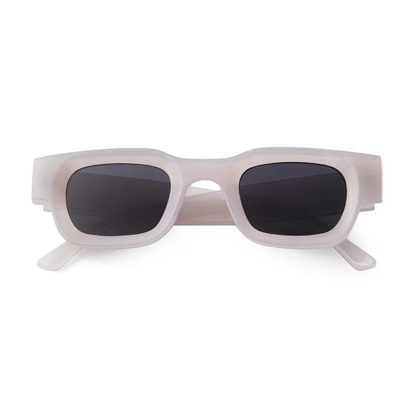 Retro Square Sunglasses Women Men UV400 Blue Yellow Lens Fashion Sun Glasses Trendy Concave Design Lentes De Sol S3639N as picture