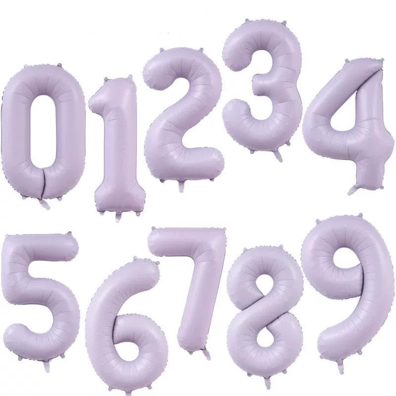 1pc Black Number Foil Balloons, Birthday Party Decoration, Anniversary Celebration Supplies A set of numbers [0-9]