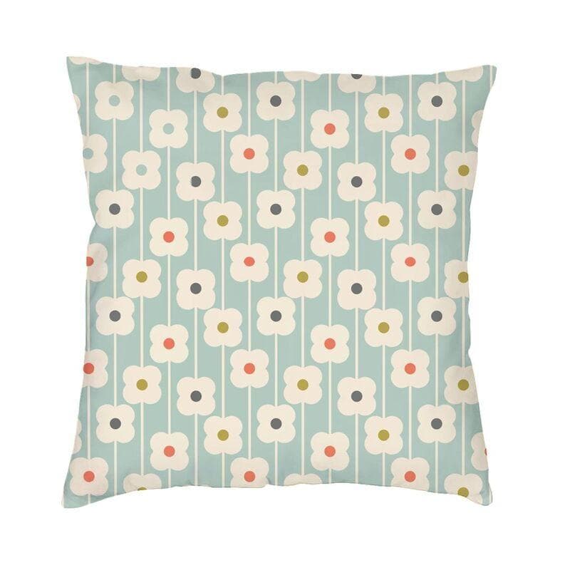 Luxury Orla Kiely Cushion Cover Soft Scandinavian Floral Throw Pillow Case Decoration Pillowcase 40x40cm 16x16in