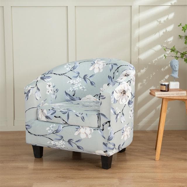 Spandex Stretch Tub Chair Cover Club Chair Cover Bar Small Sofa Slipcovers Bar Counter Couch Slipcover With Seat Cushion Covers