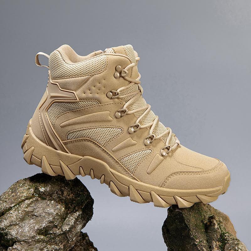 Men Tactical Boots Army Boots Mens Military Desert Waterproof Work Safety Shoes Climbing Hiking Shoes Ankle Men Outdoor Boots 40