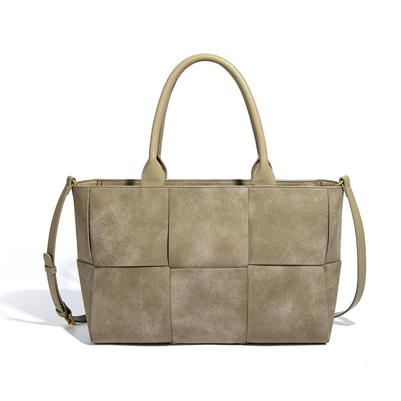 Large-capacity Hand-held Women's Bag with A High-end Feel, Trendy Woven Business Bag, and Fashionable Single-shoulder Crossbody Bag