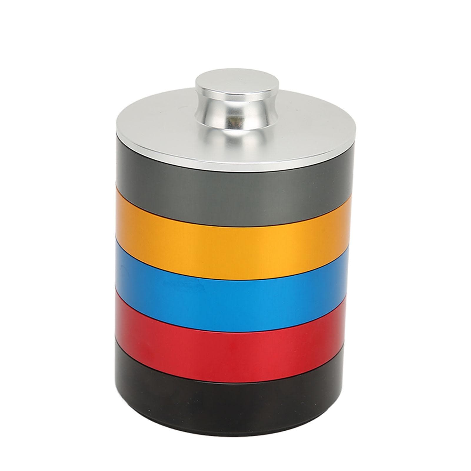 Watch Oil Washing Jar Aluminium Alloy 5 Layers Watch Movement Maintenance Repair Cleaning Tool