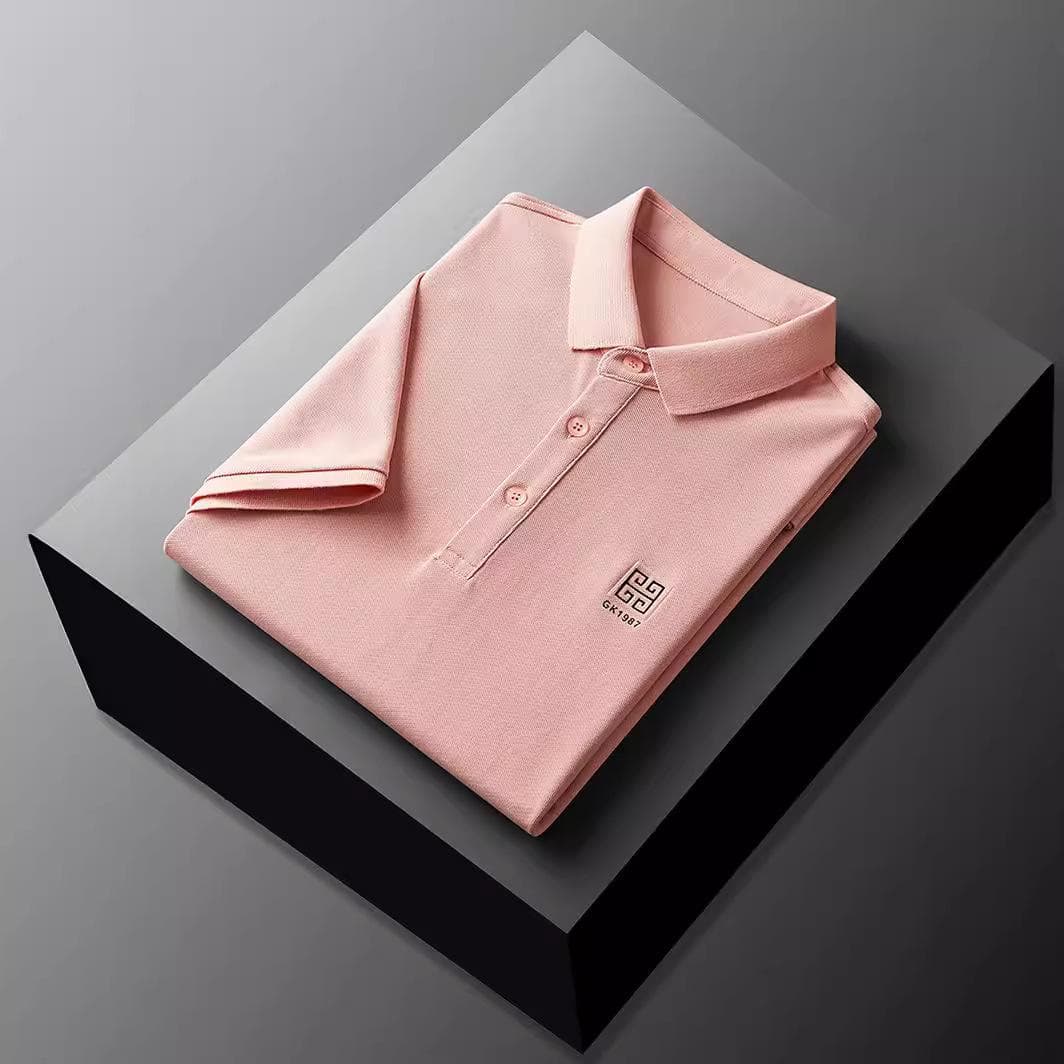 Men's Polo Shirt Summer Short Sleeve T-shirt Men's Bottoming Shirt Casual Embroidered Polo Shirt XXL