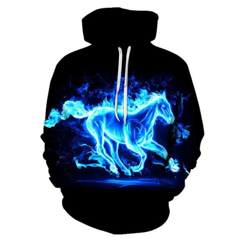 2022 New Colorful Flame Hoodie 3D Sweatshirt Men/Women Hooded Autumn And Winter Coat mens Clothing funny Jacket black Hoodies 2XL