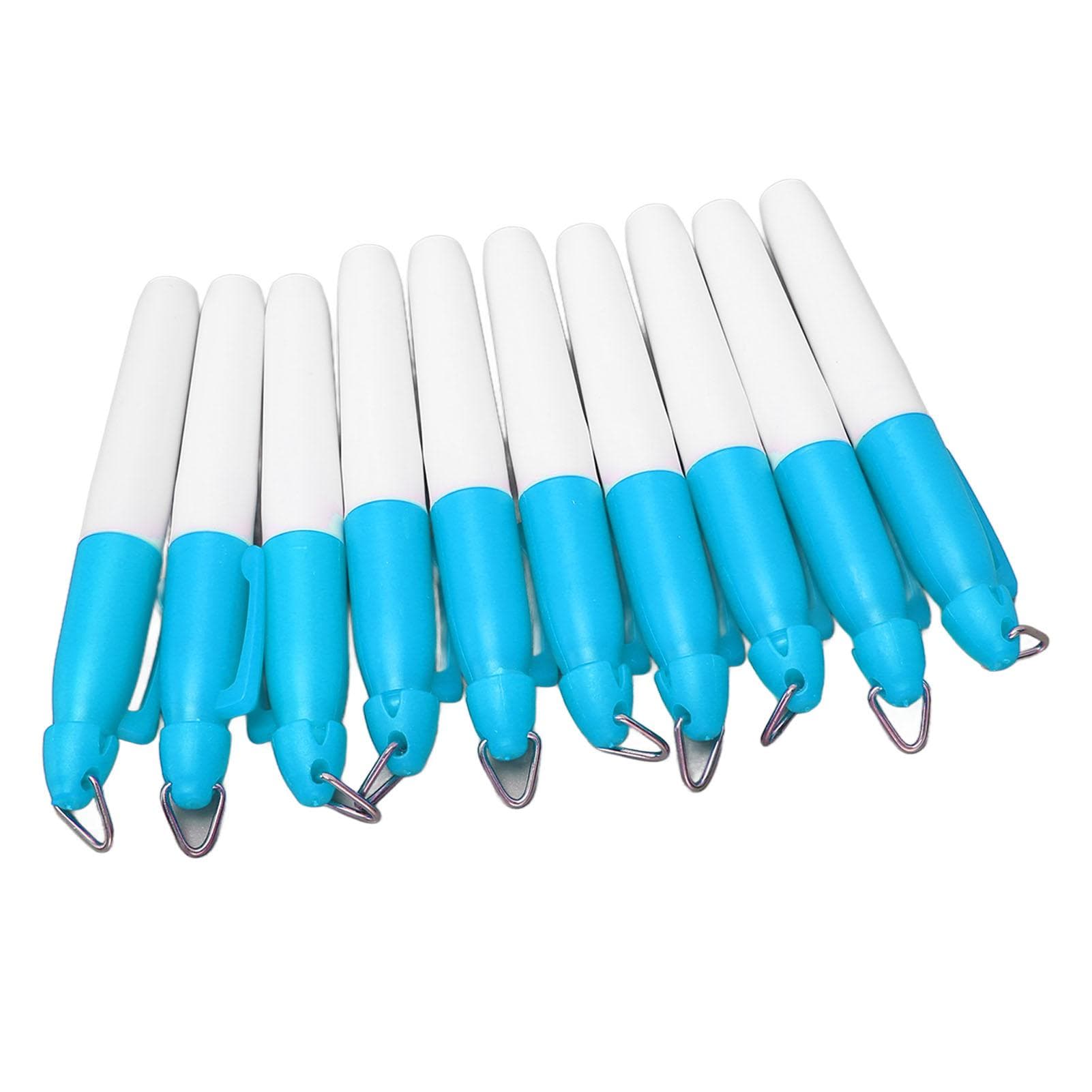 10pcs Golfing Marker Pen Oil Based Waterproof Portable Ball Line Marker Tool Ball Alignment Tool blue