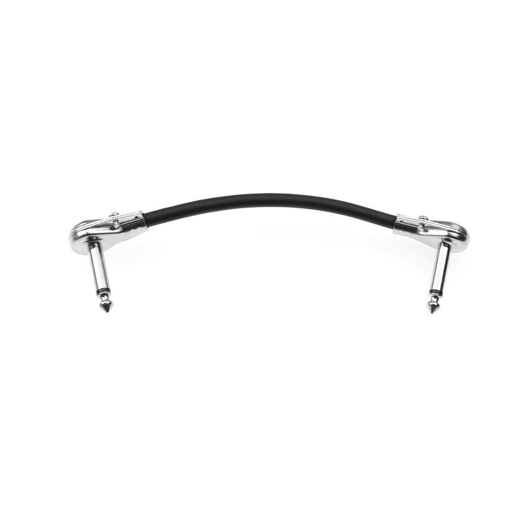 Guitar Effect Pedal Cable Wire Flat Patch Cable Cord 6.35mm Right Angle 15cm