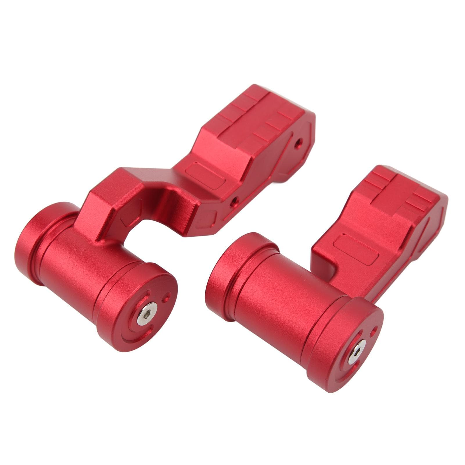 2 Sets Gear Shift Lever Knob Cover Kit Replacement for Jeep Wrangler JK JKU 2011?2018 Red red
