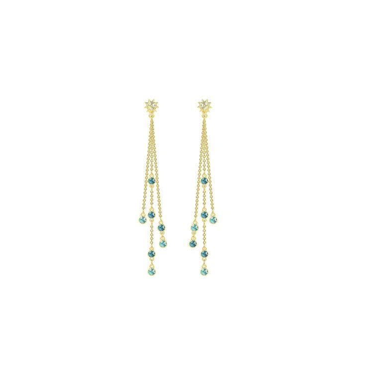 Swarovski Last Summer Pierced Earrings Women earrings Gold 5379718 Gold Plated,F