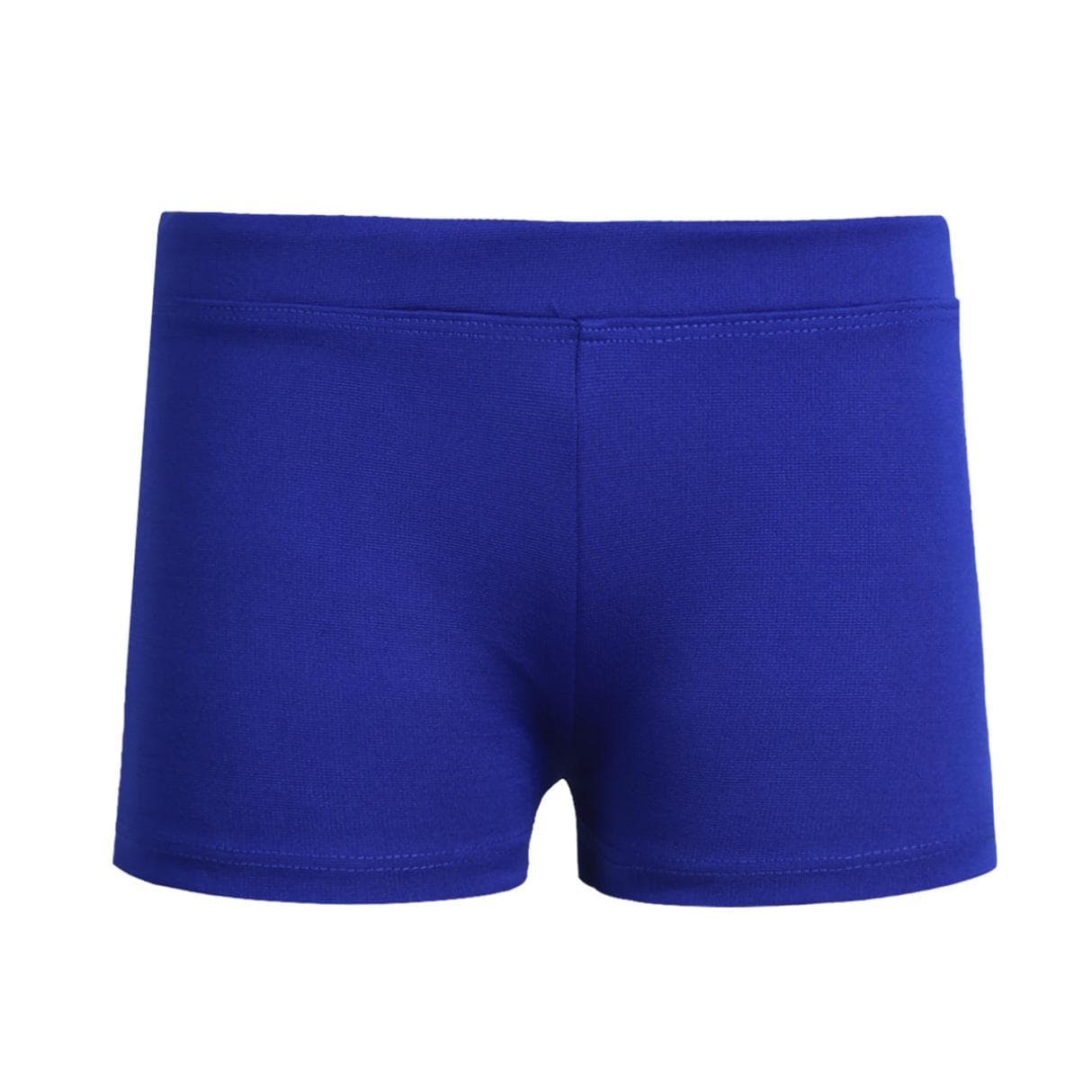 Kids Girls Boy-cut Low Rise Activewear Gymnastic Ballet Dance Shorts for Yoga Sports Workout Gym 7-8 Years blue