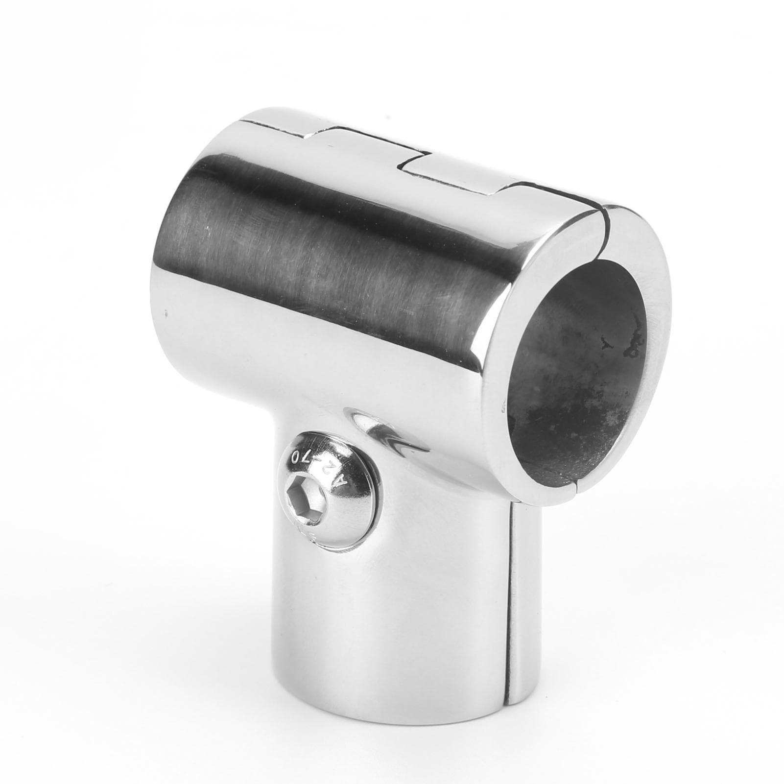25mm Tee Pipe Connector TBranch 90 degrees  Right Angle Separable 316 Stainless Steel for Yacht