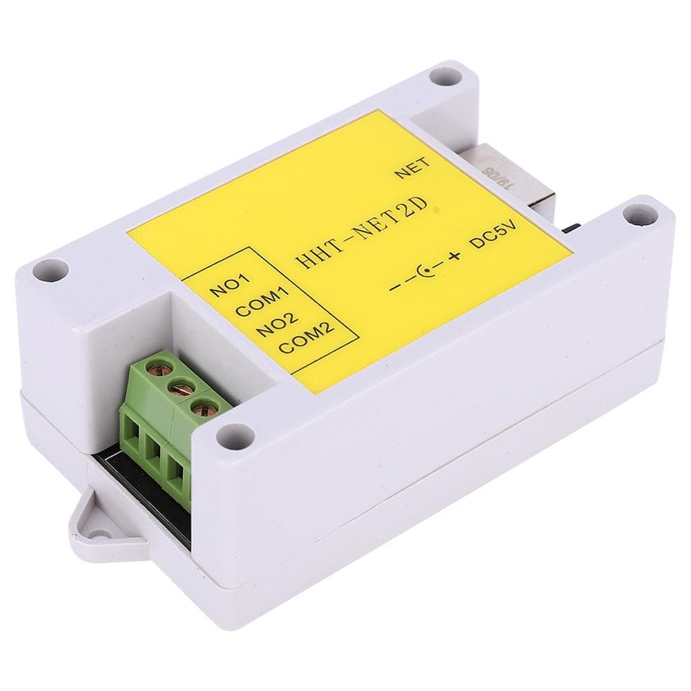 IP Network Relay Module 2 Channel Remote Control for Smart Home Control DC5V HHT NET2D