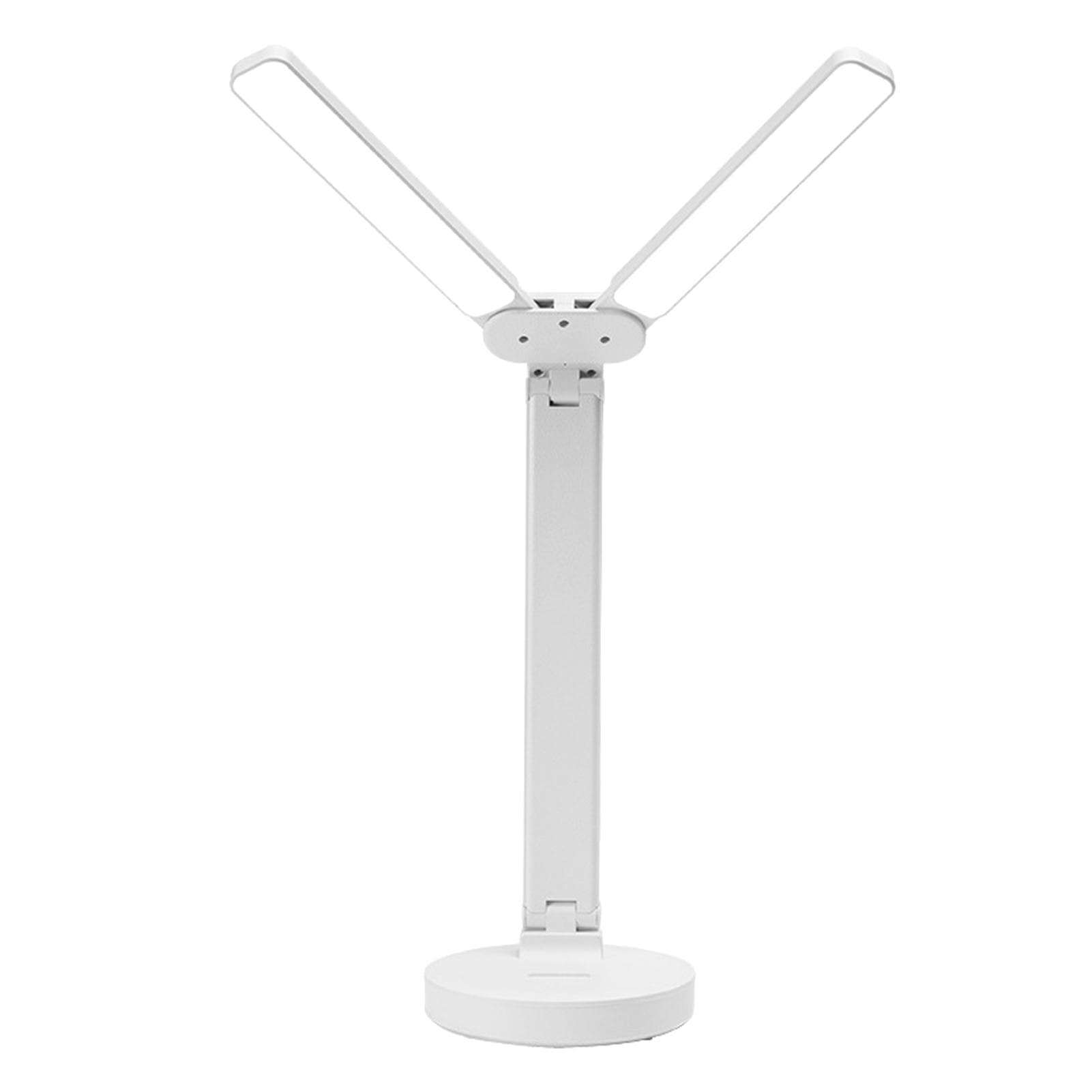 Double Heads Eye Protections Desk Lamp USB Rechargeable Touching Control Eye-caring Nightstand 4000mAh