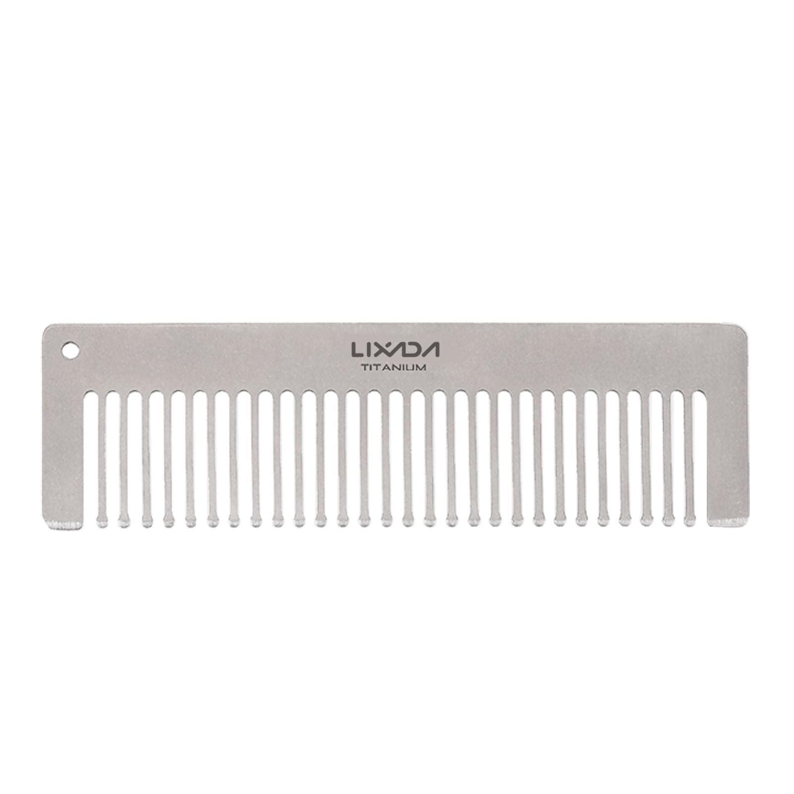 Lixada Titanium Comb Anti-Static Hair Beared Comb Pocket Comb Type 1
