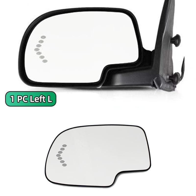 Side Heated Wing Mirror Glass Wide Angle Rearview Mirror For Chevy Chevrolet Avalanche Silverado Suburban Tahoe 1500 3500
