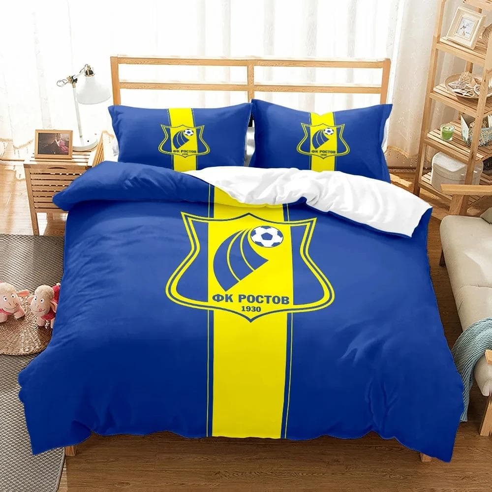 Russion Soccer Premier Bedding Set Boys Girls Twin Queen Size Duvet Cover Pillowcase Bed Kids Adult Fashion Home Textileextile 70x133cm 2pcs