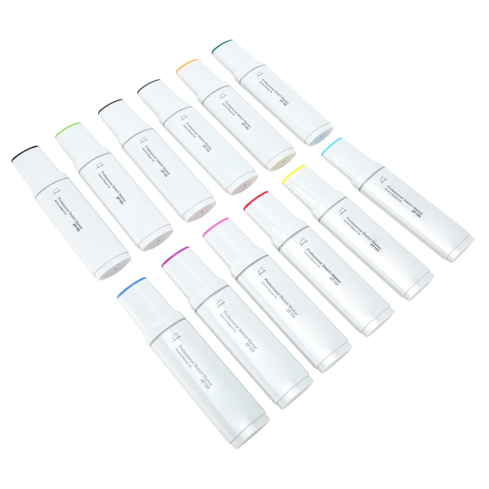Wide Tip Markers Refillable Ink Even Inking Alcoholic Paint Marker for Paper Plastic Wood Glass