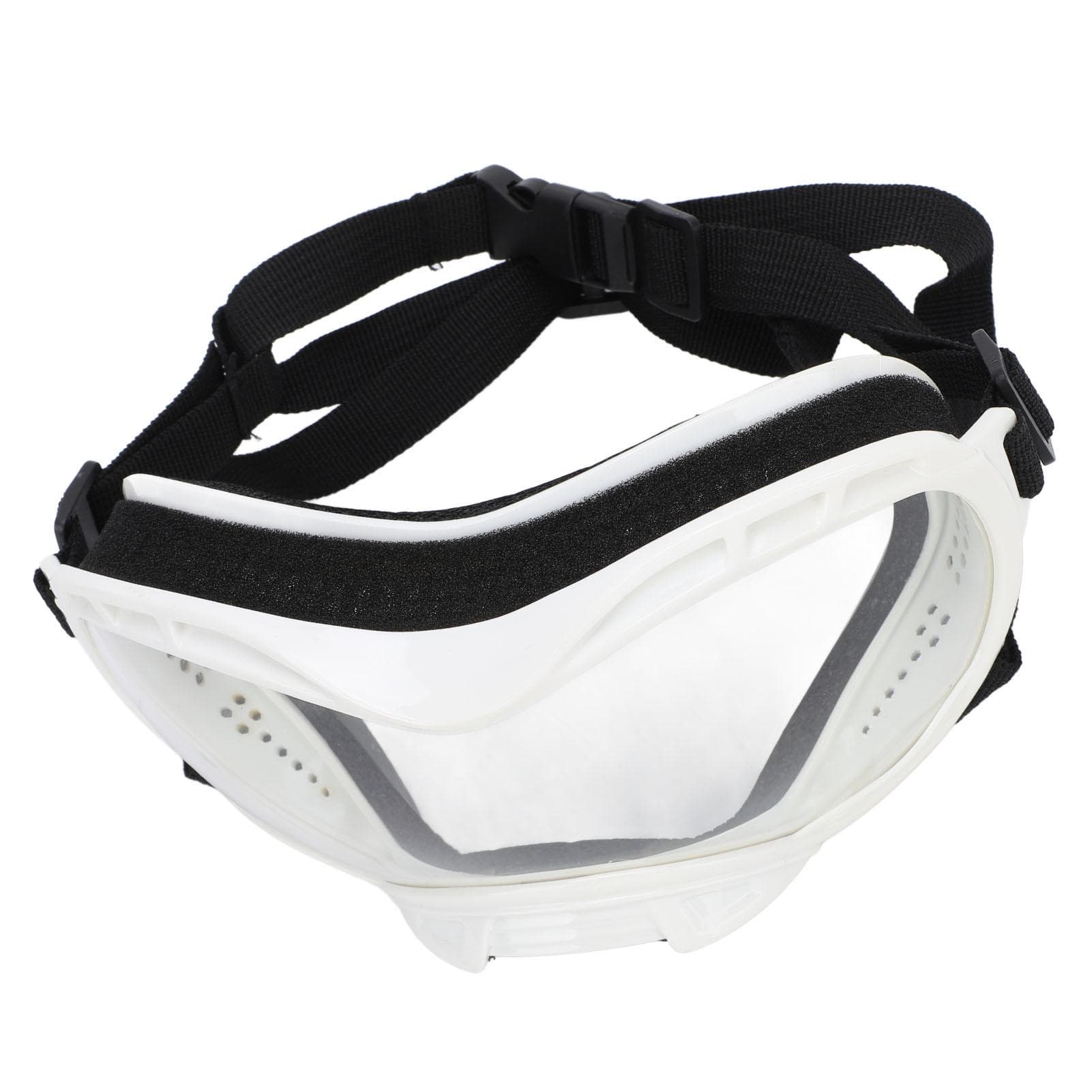 Dog Goggles Sunglasses for Large Medium Breed PC UV Proof Wind Proof Pet Glasses with Adjustable transparent