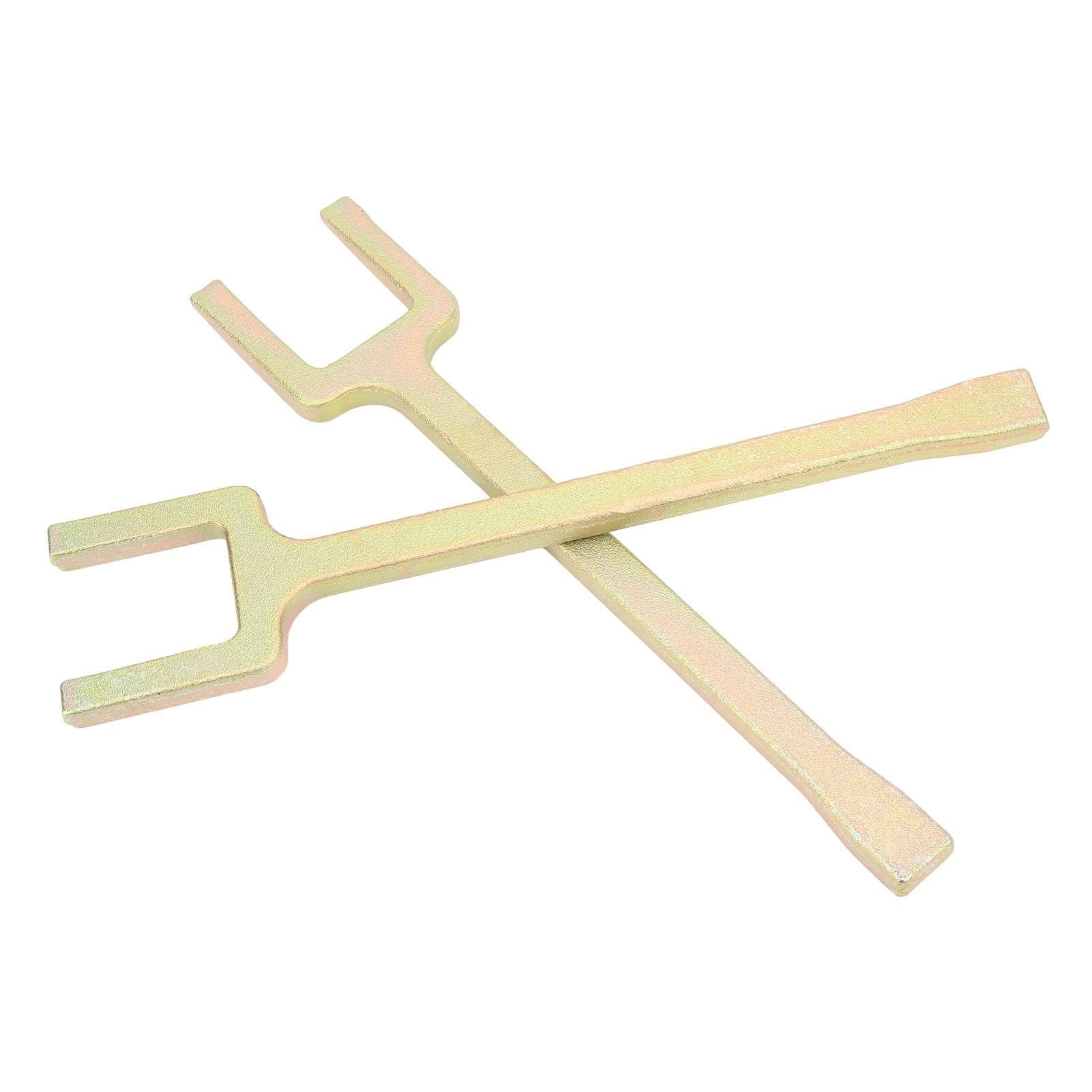 2PCS Axle Popper Kit Steel CV Popper Wedge and Shim Ball Joint Separator Tools Fit for FWD Vehicles