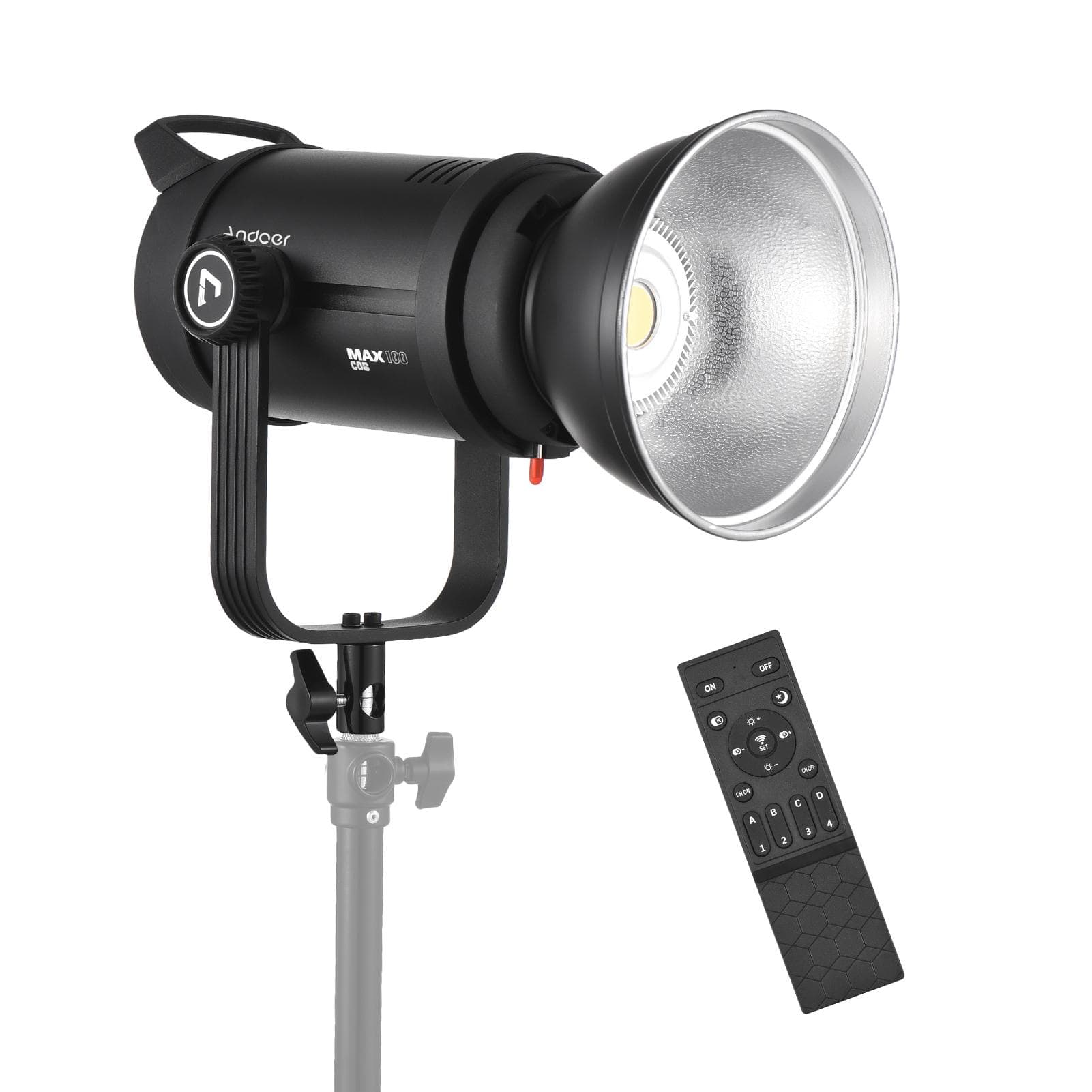 Andoer MAX 100 100W COB LED Video Light Studio Photography Fill Light 5600K Continuous Lighting EU Plug
