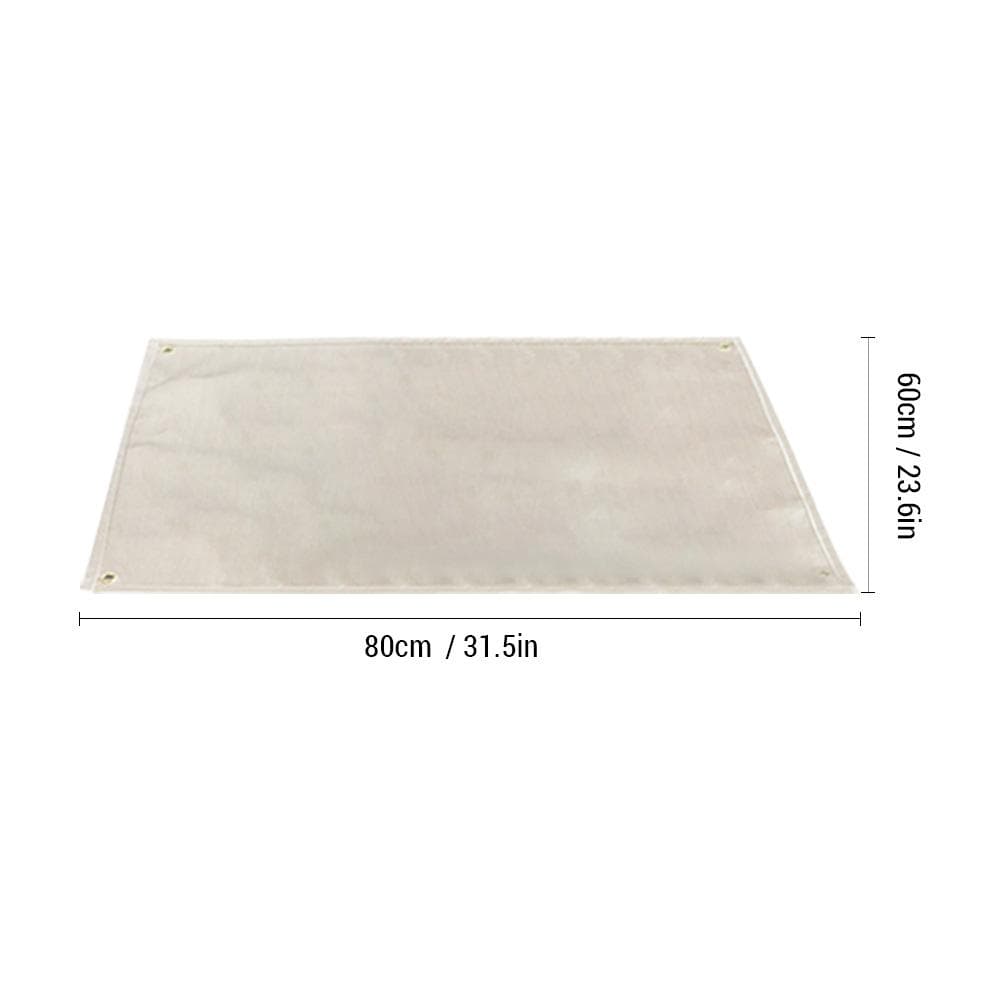 Under Grill Mat Fire Pit Deck Patio Ember Mat Fireproof Mat Grill Pad for Fire Pit for Outdoor 60x80cm