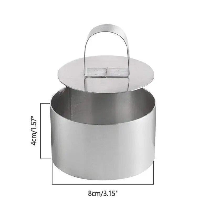 New Mould for Salad Baking Dish Diy Bakeware Tools Cupcake Mold Salad Dessert Die Mousse Ring Cake Cheese Tool Stainless Steel