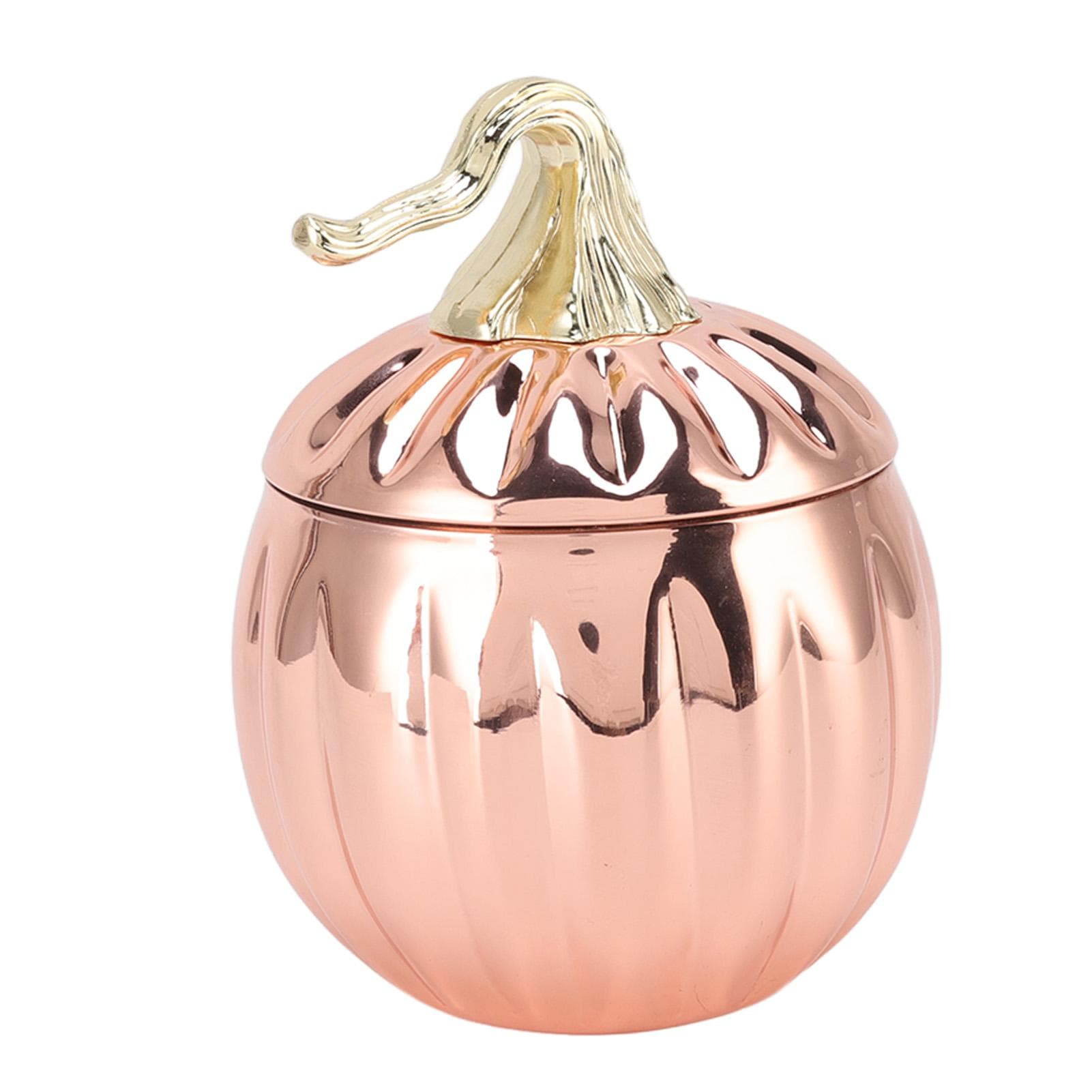 Pumpkin Wine Glass Pumpkin Shaped Stainless Steel Rose Gold Wine Glass Simple Fashion Practical Mug L(for 6.5-9kg)