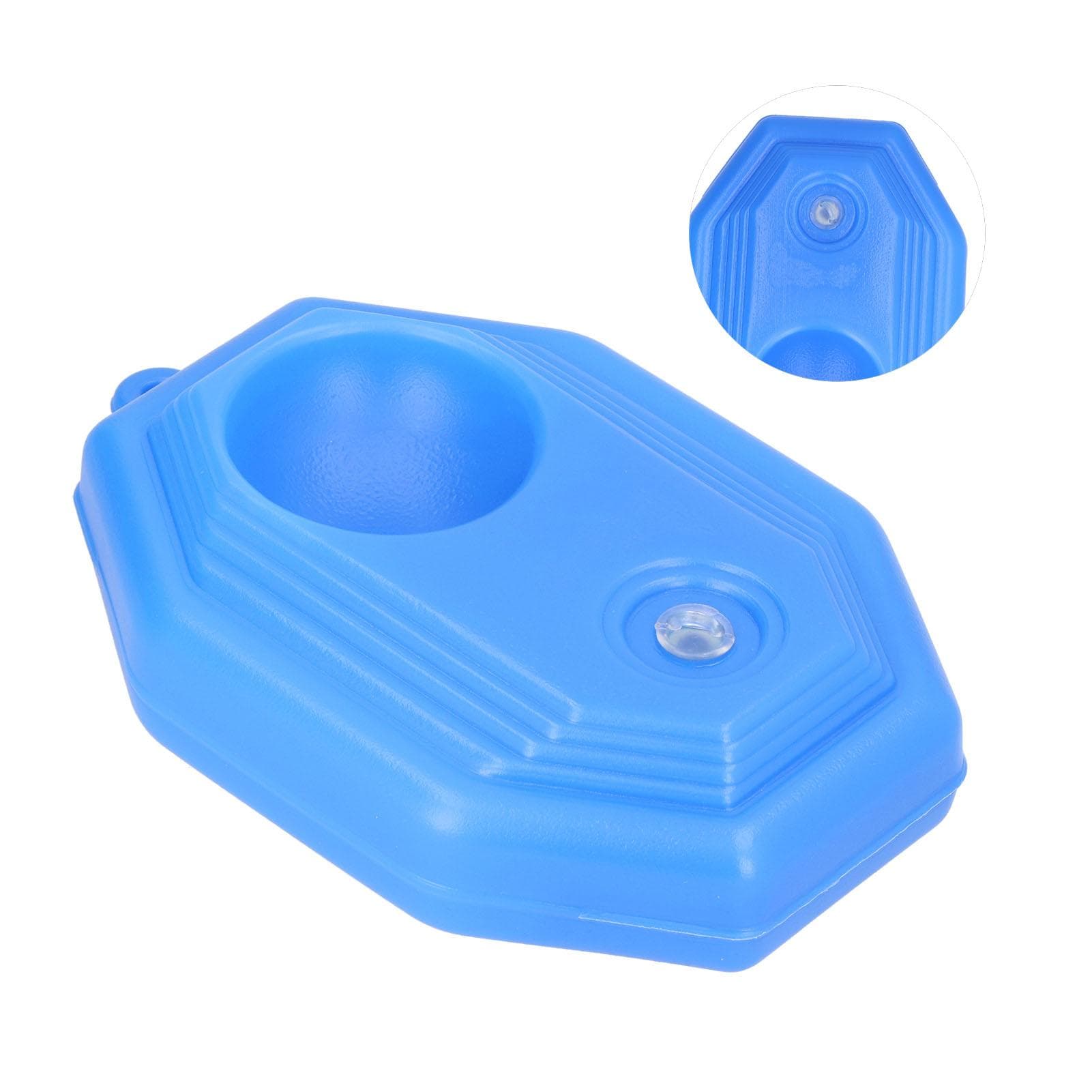 Portable Tennis Ball Base Training Aid Tool Baseboard for Single Tennis Player Blue