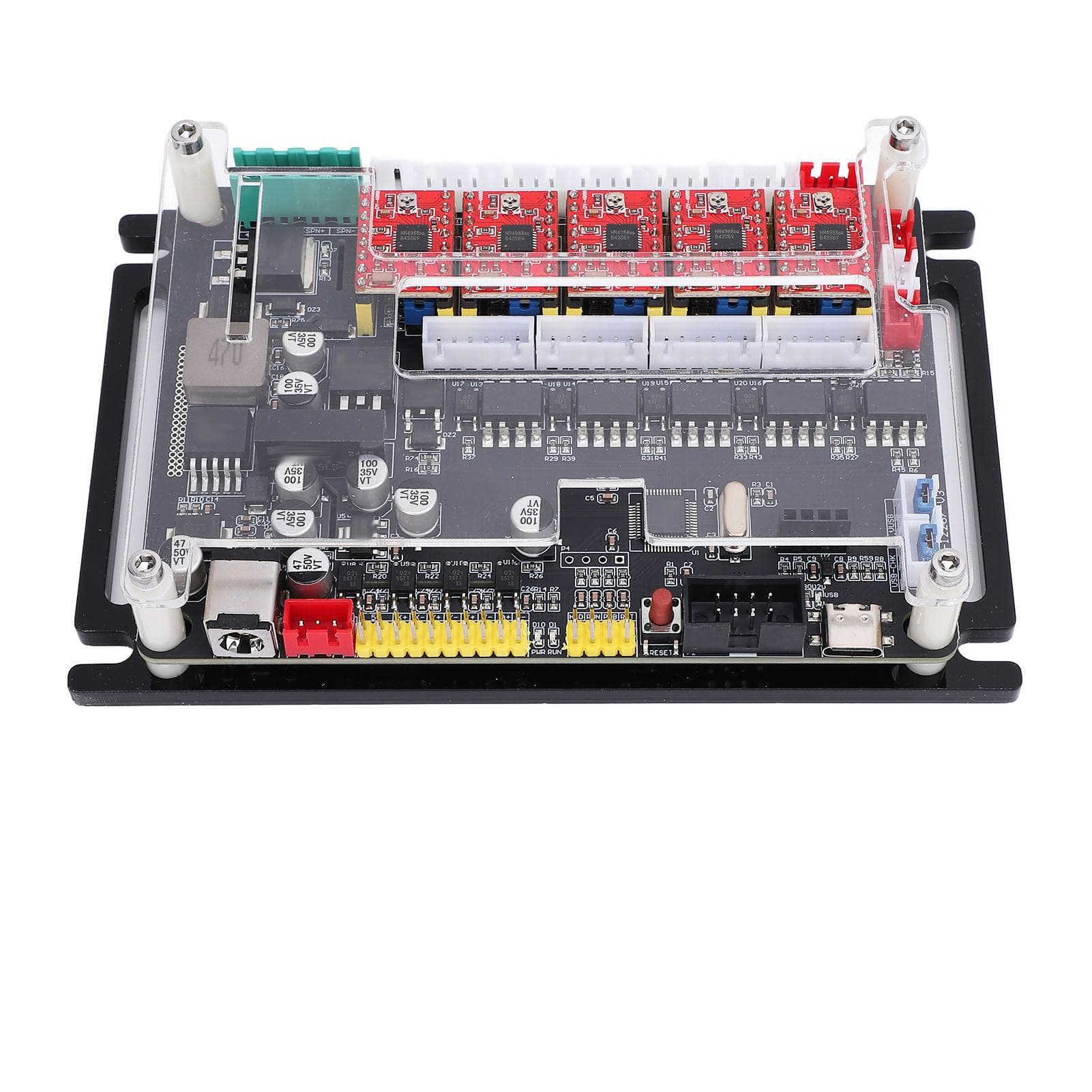 CNC Engraver 32bit 4 Axes Controller Board 40000mmmin Type C Y Axes Dual Drive Motherboard for