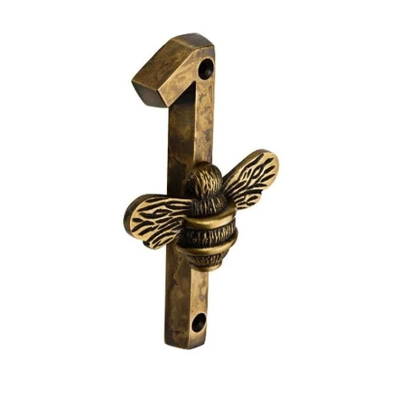Bee House Number Sign Brass Bee House Number Metal Crafts Modern Door Sign Numbers Signs Plaques Numbers Metal 0-9