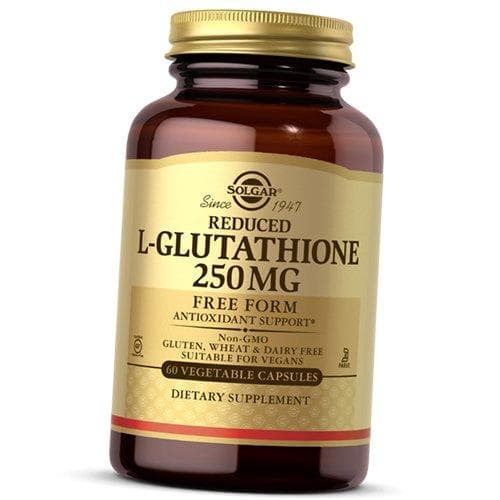 Reduced L-Glutathione 250, Solgar 30vegcaps (70313013) 60vcaps