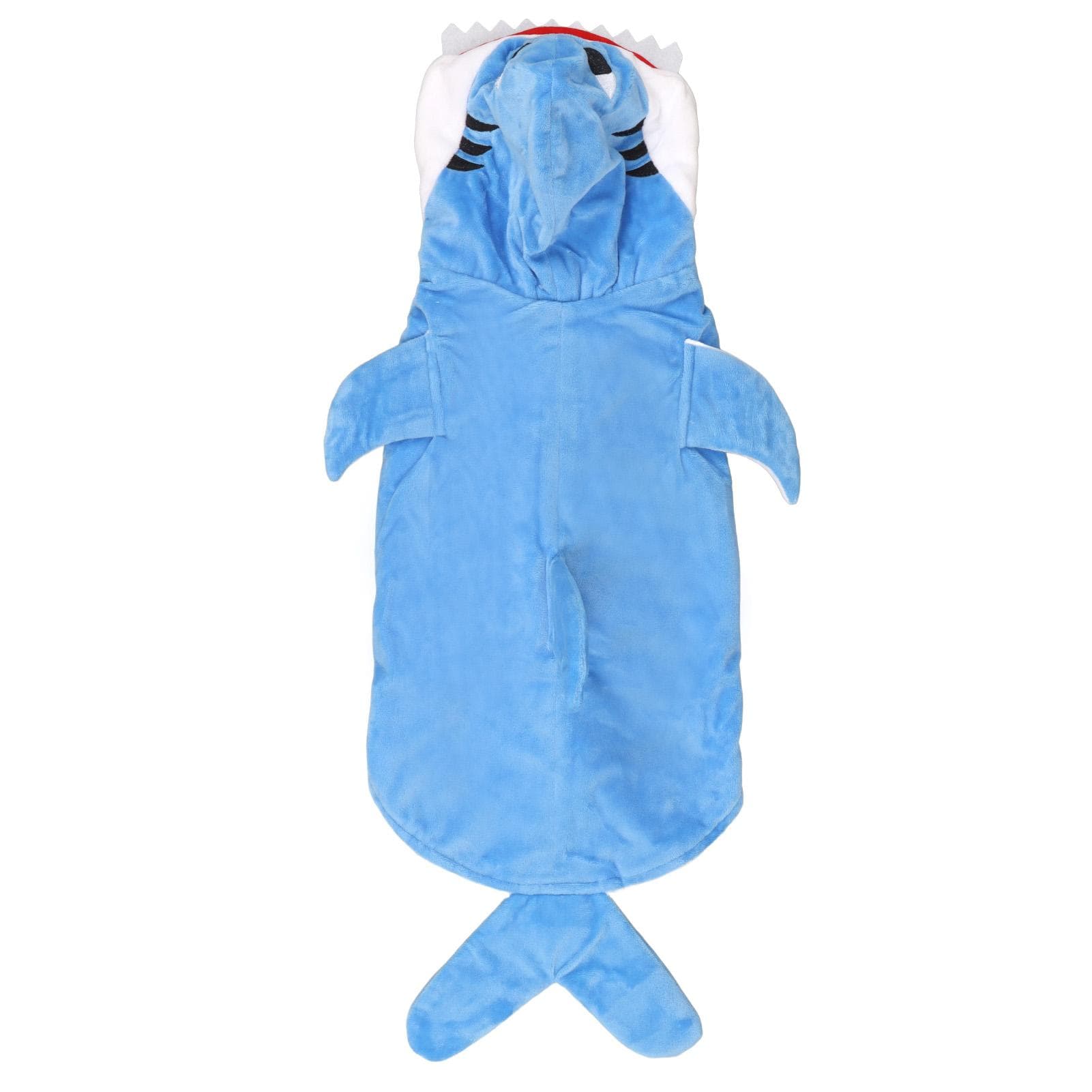 Large Pet Fish Costume Soft Warm Loose 3D Pet Halloween Christmas Cosplay Dress for Large Dogs Blue 2XL blue