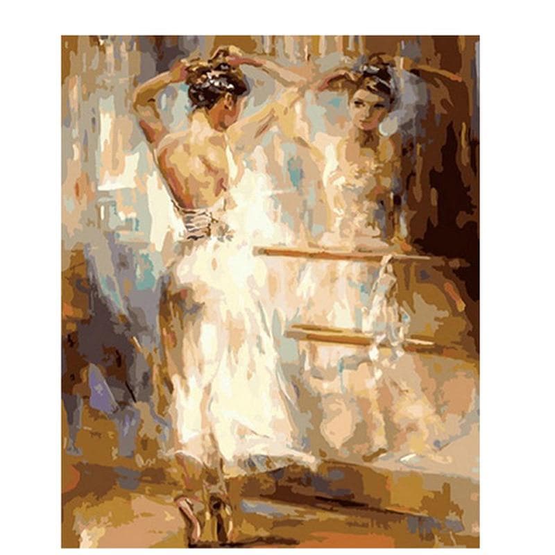 Diamond Painting Full Mosaic Round Crafts Handmade Diamond Embroidery Dancer Home Decor Cross Stitch 20X30CM