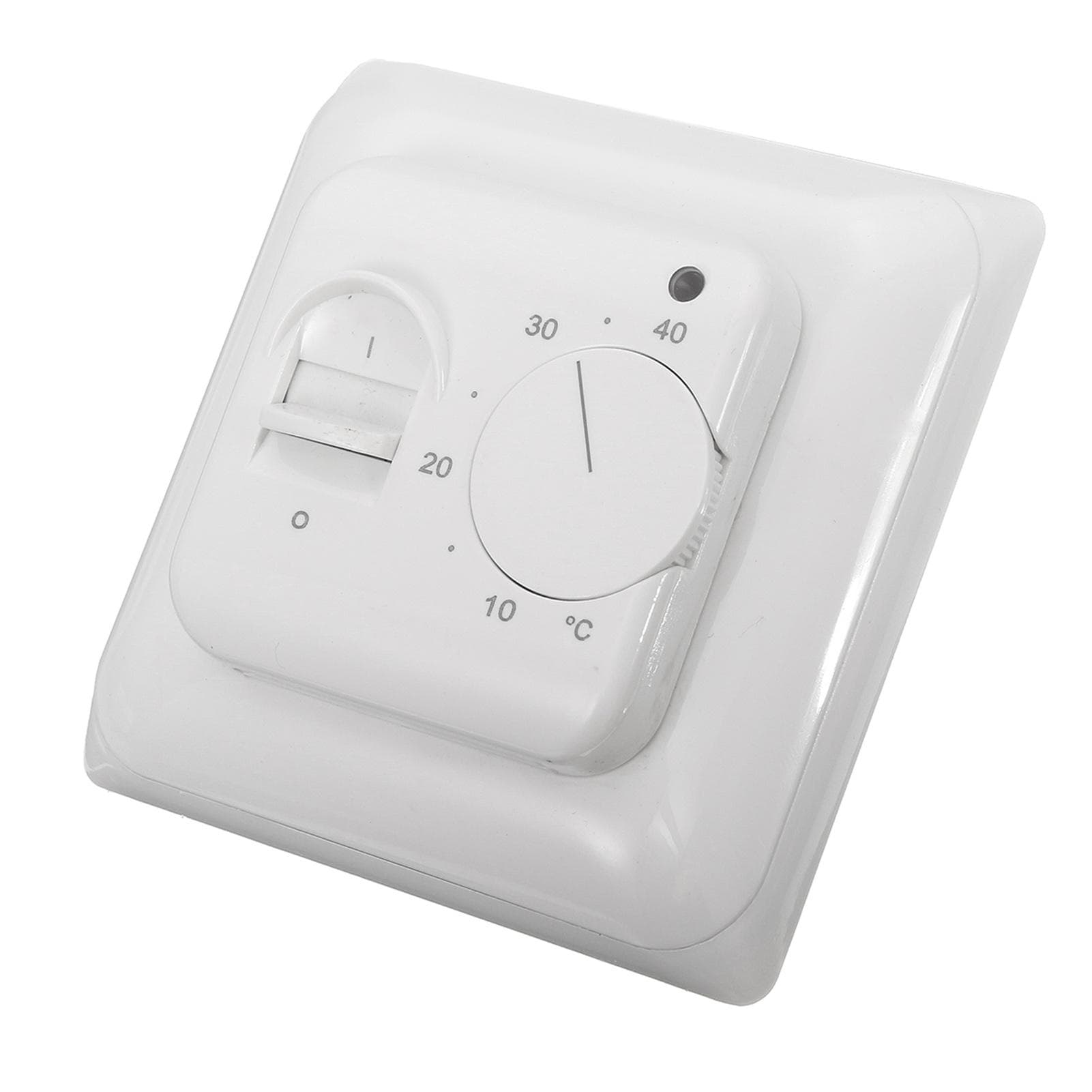 230V 16A Mechanical Floor Heating Thermostat Temperature Control Switch with Floor Sensor white