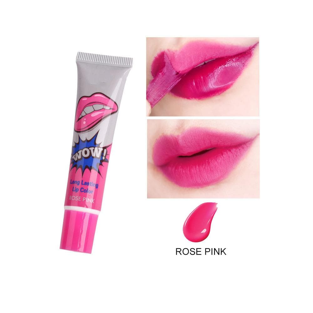 6 Colors Tear Pull Liquid Lipstick Long Lasting Lip Gloss Mask Base Waterproof Moisturizer Makeup Peel Off Lip Gloss Cosmetics
