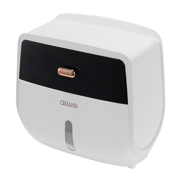 Wall Mount Paper Holder Waterproof Toilet Paper Tray Roll Hold Bathroom Accessories Storage Box Organizer Multifunctional Tissue Box double layer