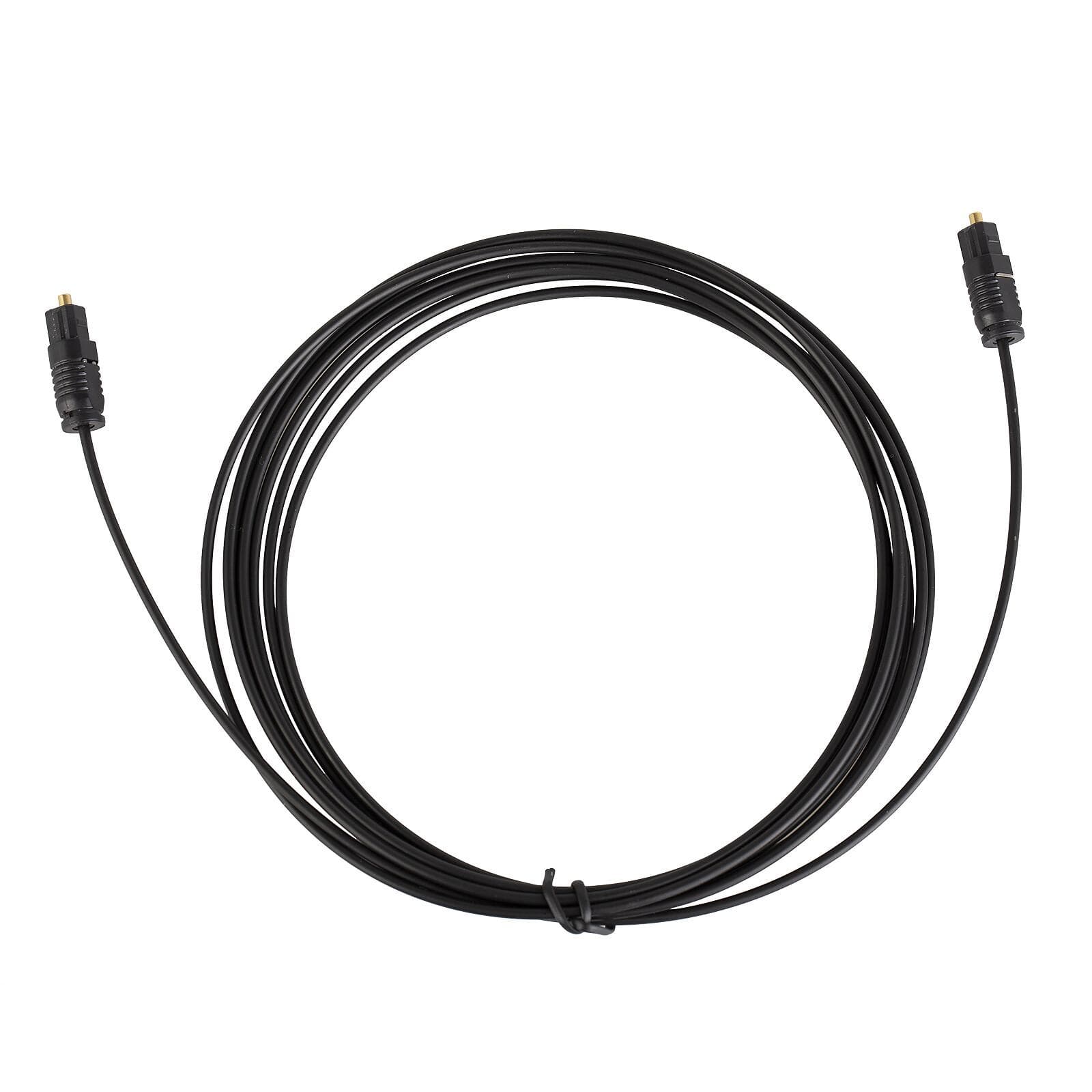 Fiber Optics Audio Cable 10ft Digital Cord SPDIF Toslink for TV DVD AV Receiver