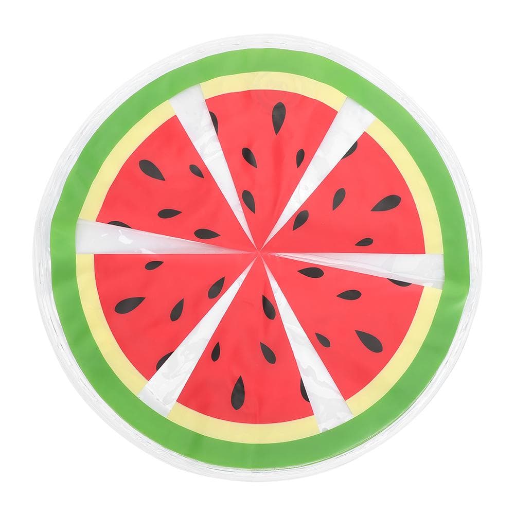 Pet Ice Pad PVC Fruit Pattern Round Cooler Mat Water Cooling Cushion Summer Cats Dogs