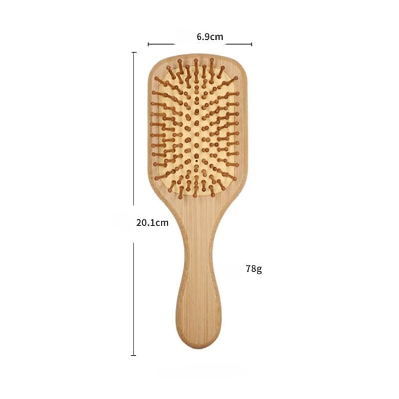 1PC Wood Comb Healthy Paddle Cushion Hair Loss Massage Brush Hairbrush Comb Scalp Hair Care Healthy Bamboo Comb